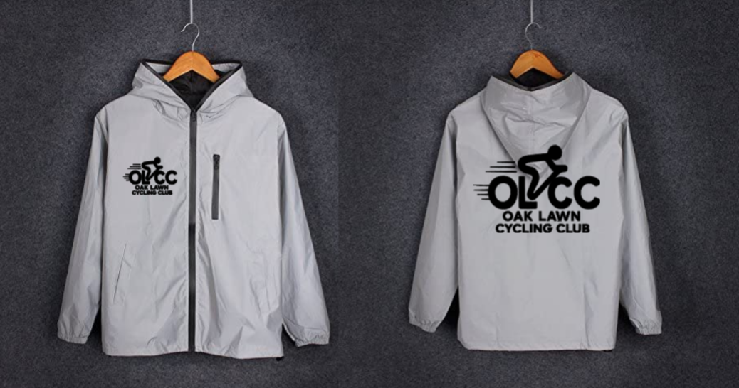 Oak Lawn Cycling Club Reflective Jacket