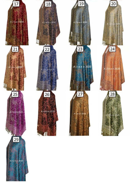 *NEW* Custom Paisley Floral Patterned Pashmina