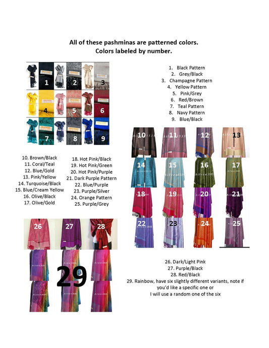 Custom Patterned Pashmina