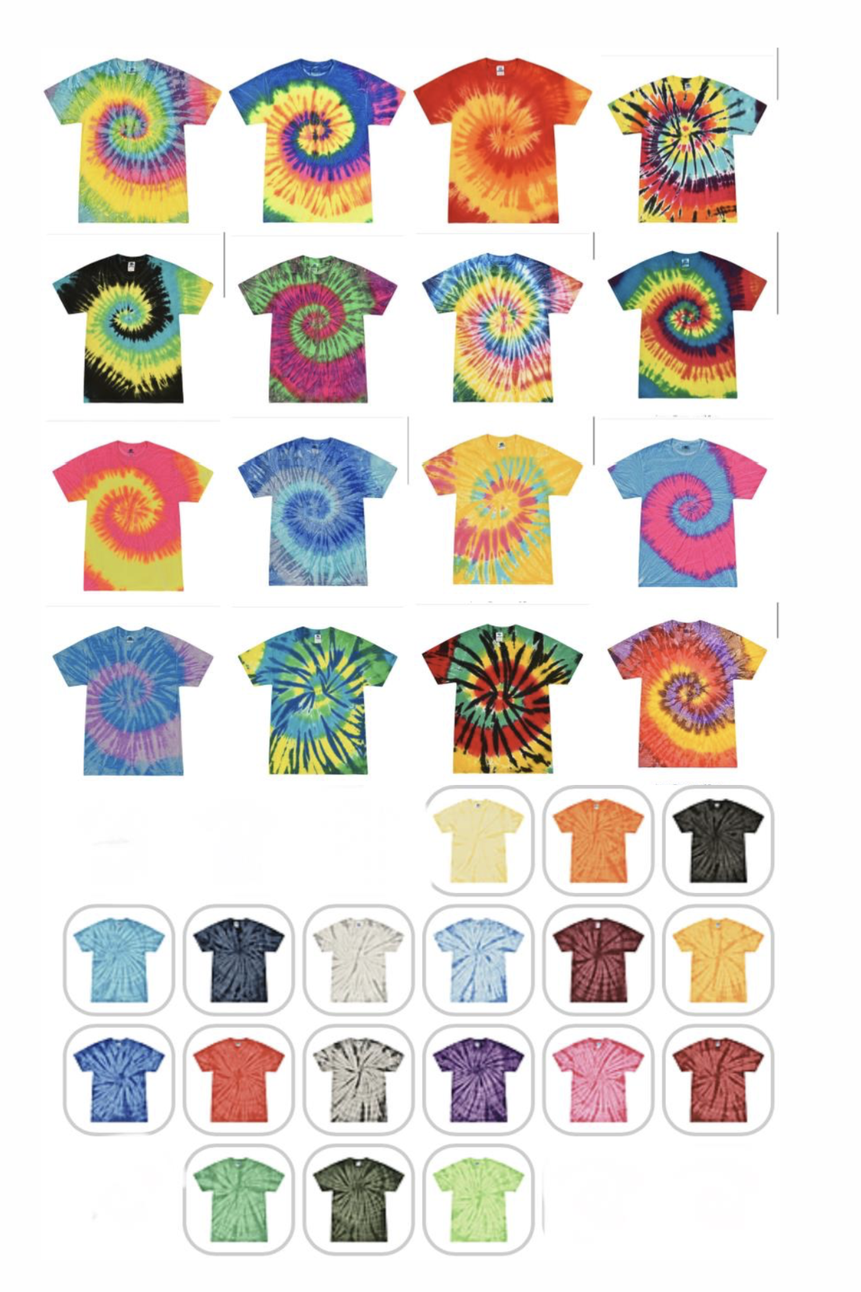 Custom Tie Dye Crop T-shirt